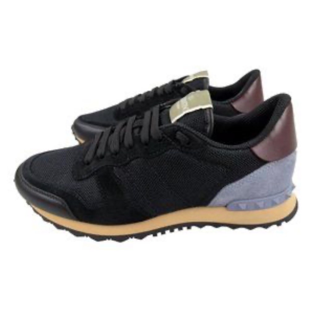 Valentino Garavani Black Rockrunners Size 44.5 or 11.5